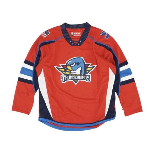 NWT CCM Authentic Springfield Thunderbirds AHL Hockey Jersey Red XXL